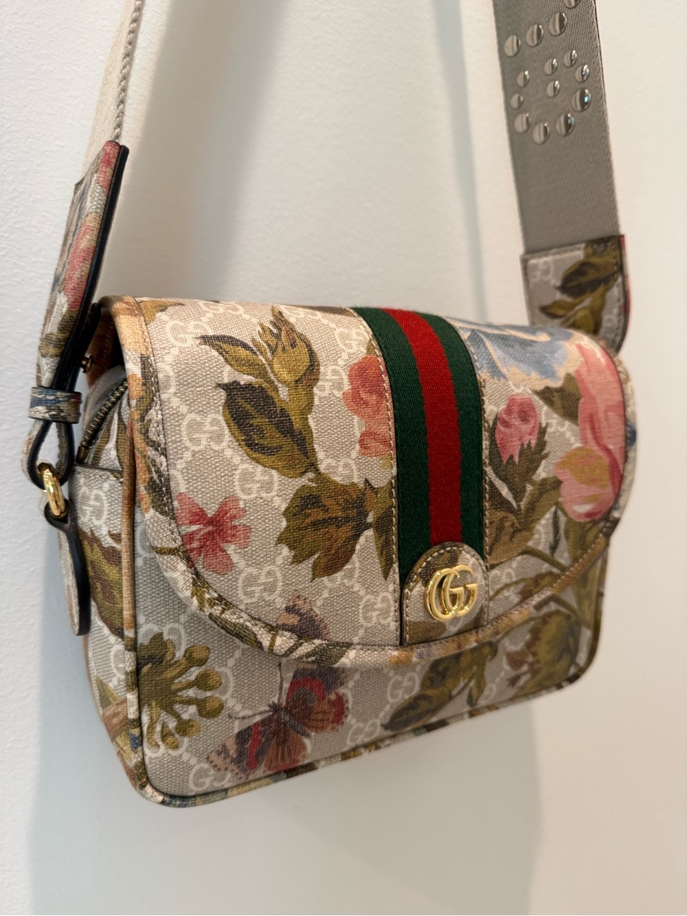 GUCCI Ophidia Flora Mini Shoulder Bag - Picture 3 of 8